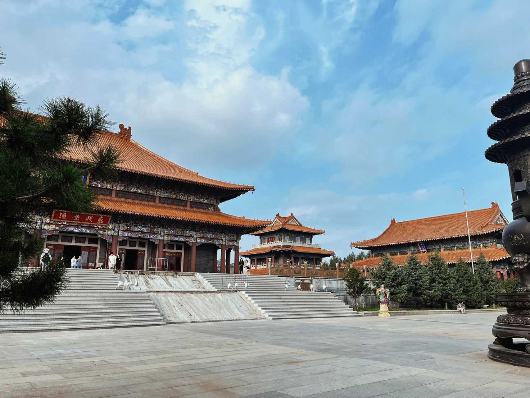 长春万寿寺 挑一个好天气来万寿寺和北湖花海玩一天bo95