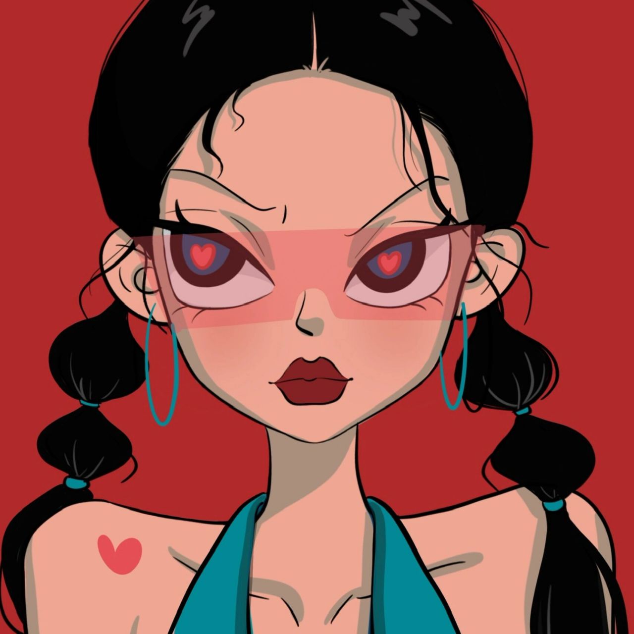 欧美旧漫画风头像分享09