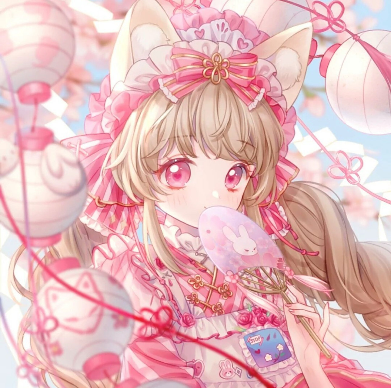 粉色系少女头像 喜欢的姐妹们来拿图吧