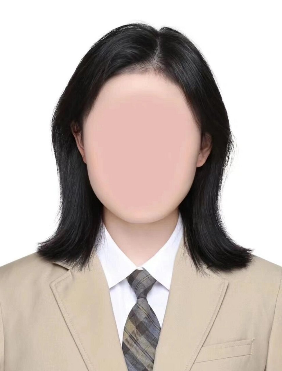 短发证件照模板来啦8215 绝对有一款你喜欢的短发证件照模板!