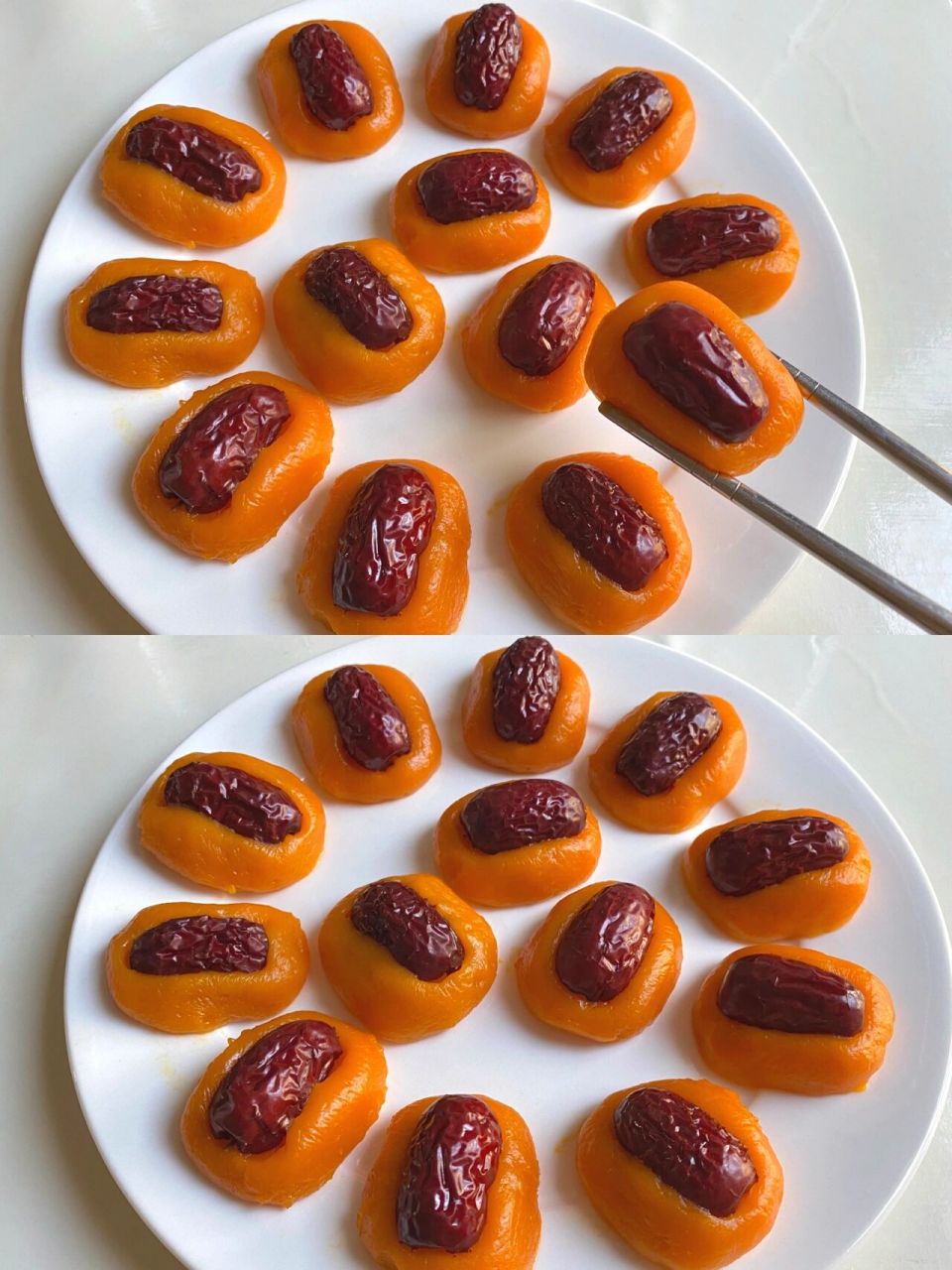 红枣南瓜糯米糕!香甜软糯!