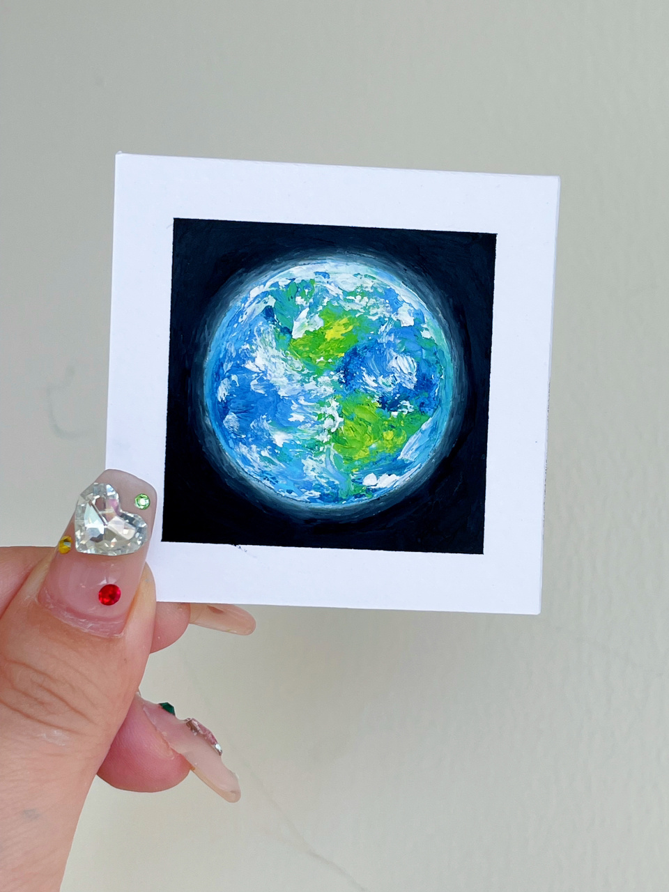 油画棒涂鸦61地球91宇宙的有趣(视频教程