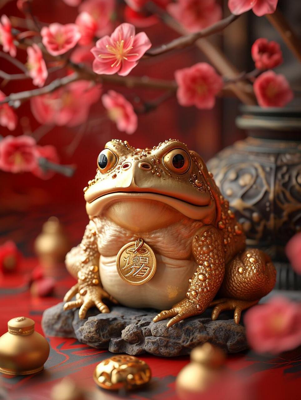 八方来财,势不可挡|招财金蟾(咒语) 八方来财,招财金蟾助你势不可挡!