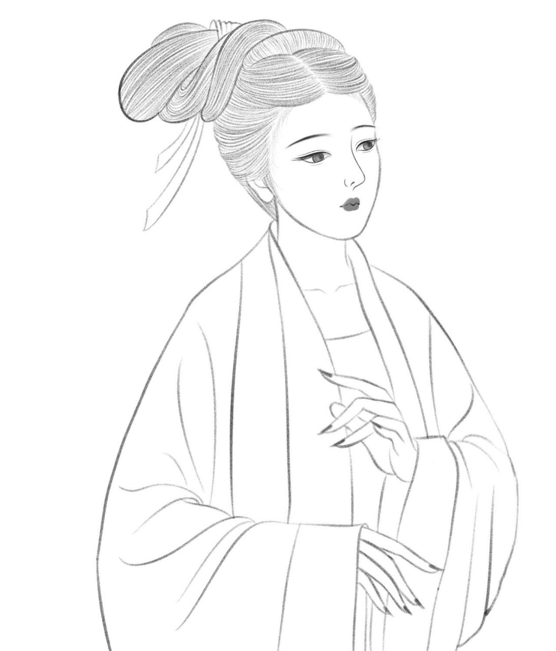 明代女子发型合集