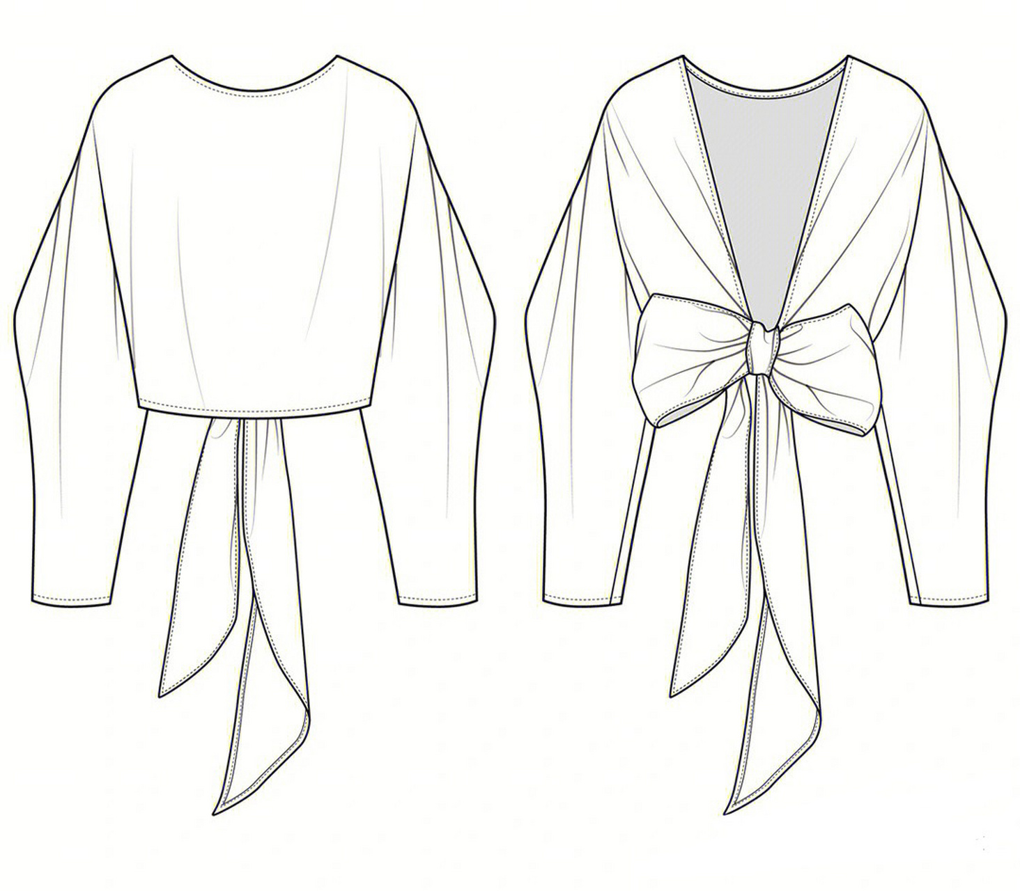 服装设计款式图正背面|衬衫合集2 服装设计款式图正背面ai绘制 衬衫