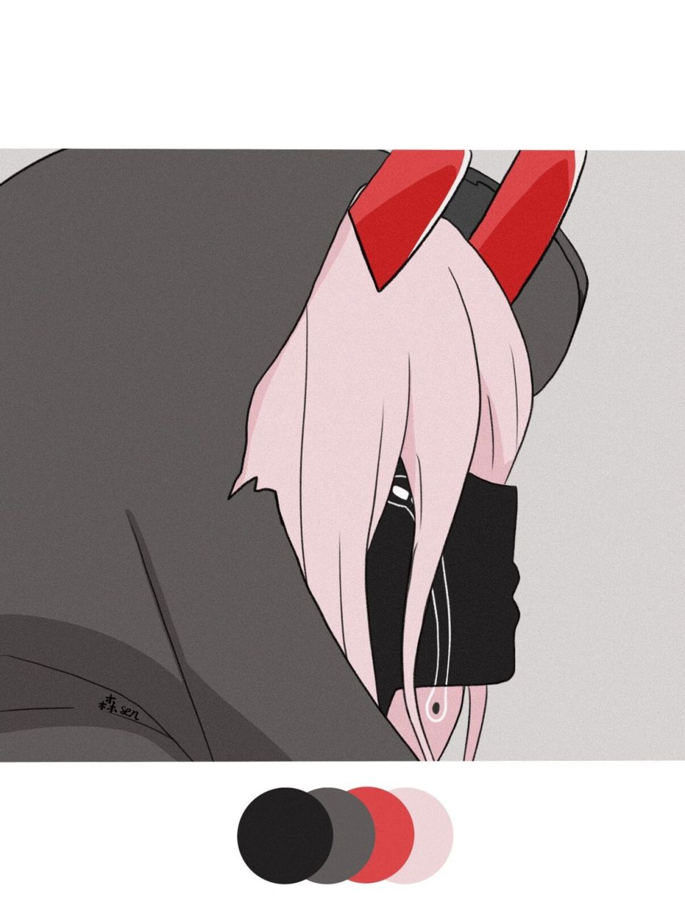 02简笔画壁纸|附过程 02 #画画# #02国家队# #简笔画教程# #壁纸