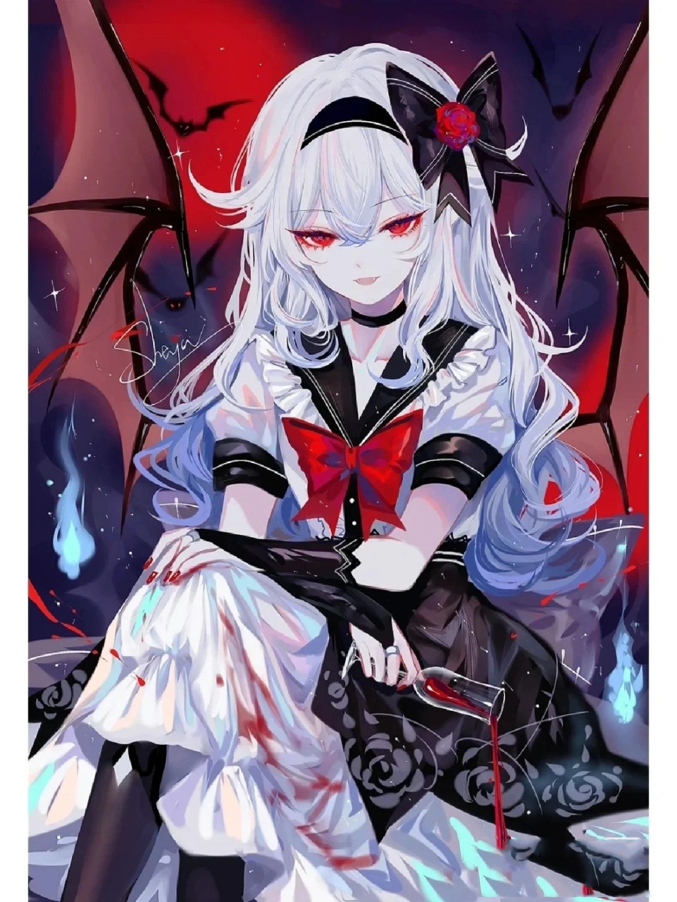 超好看的恶魔黑壁纸头像 超好看的恶魔黑壁纸头像