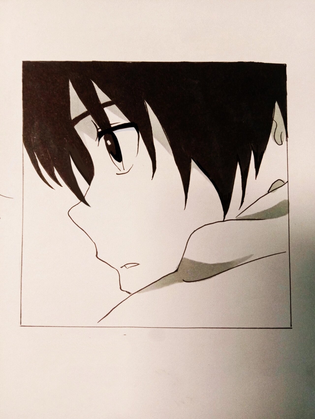 3min动漫人物侧脸(临摹)