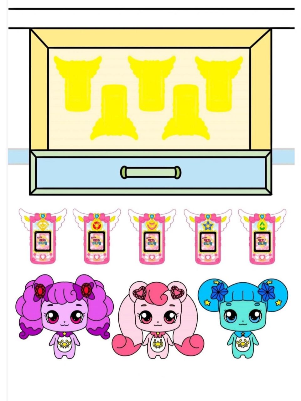 换装纸娃娃图纸素材分享