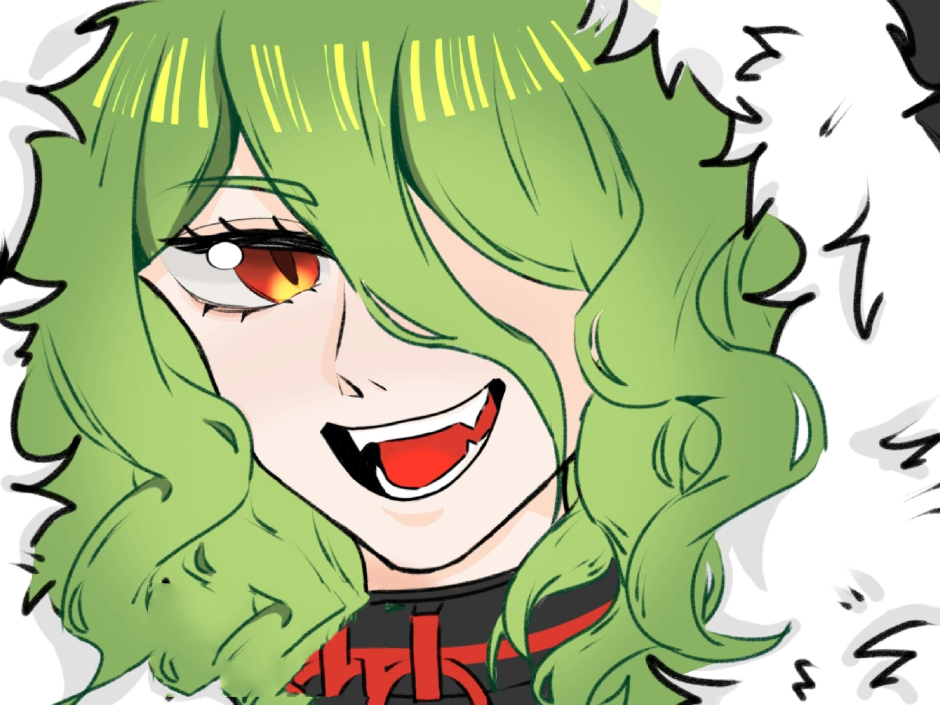 魔狮迪露 摸一摸,好长时间没画了