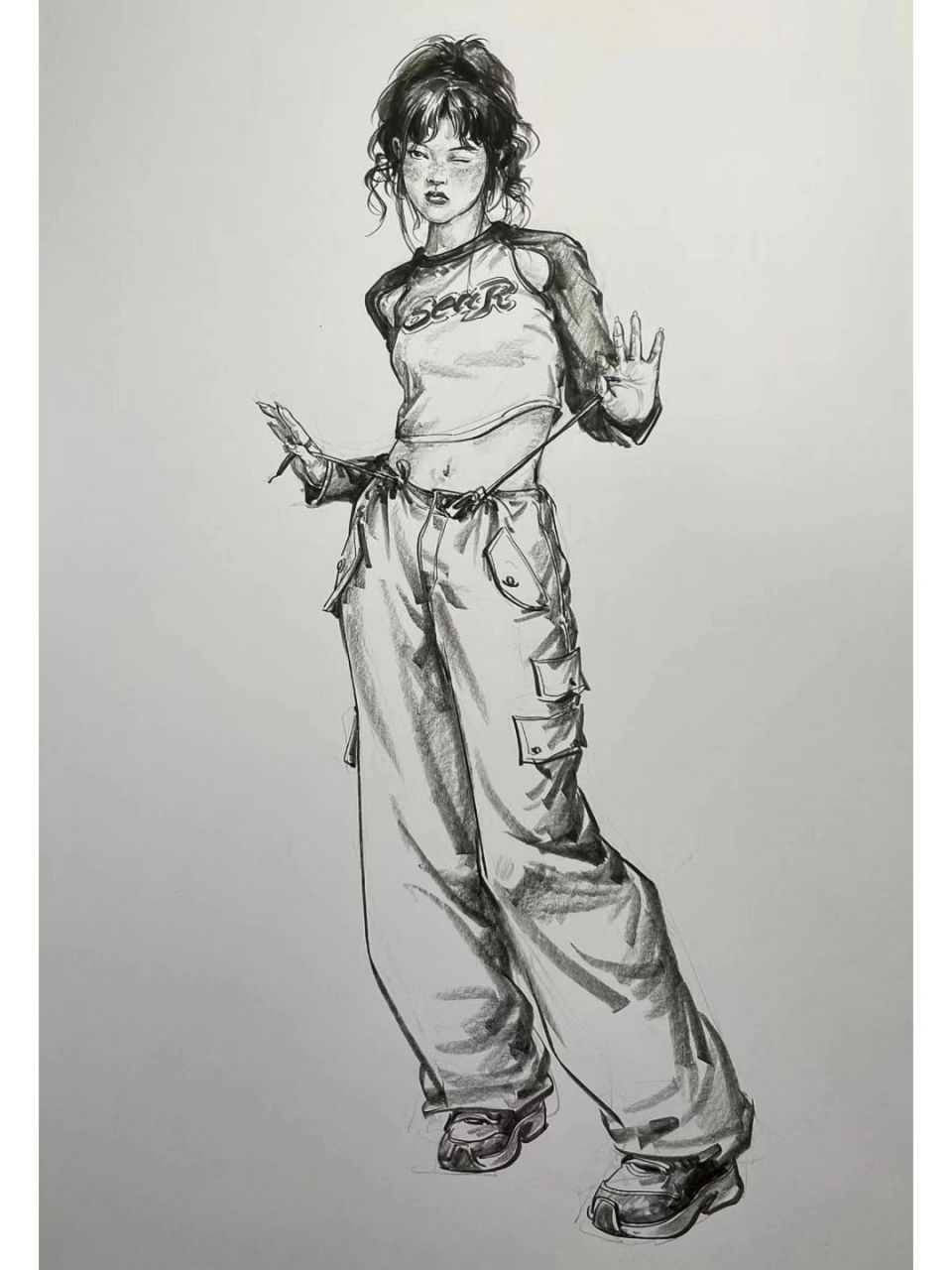 速写单人临摹 赶紧保存学习起来