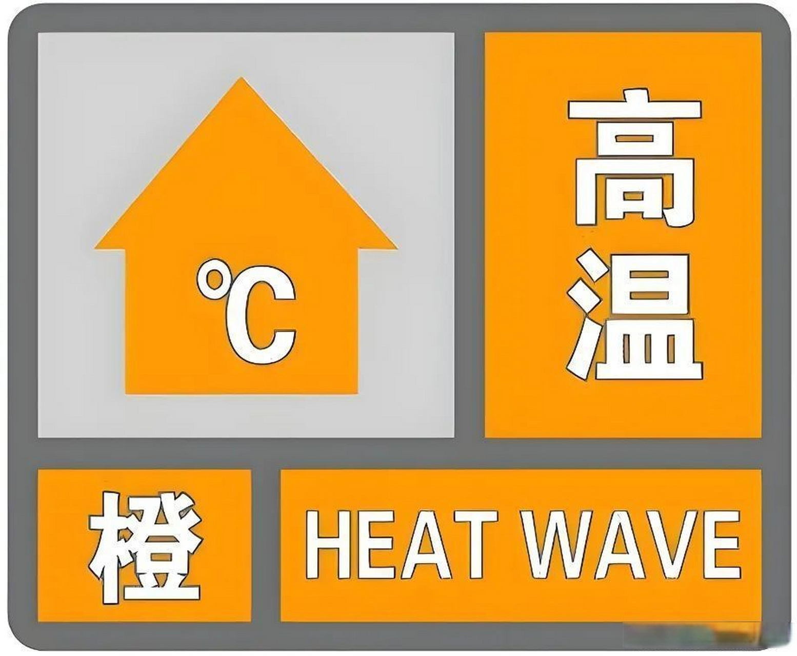 阜阳发布高温橙色预警图片