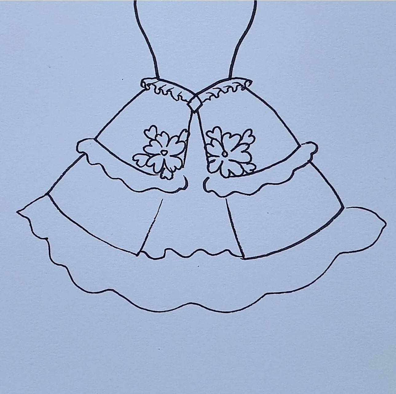 画精灵梦叶罗丽王默黑化的裙子过程