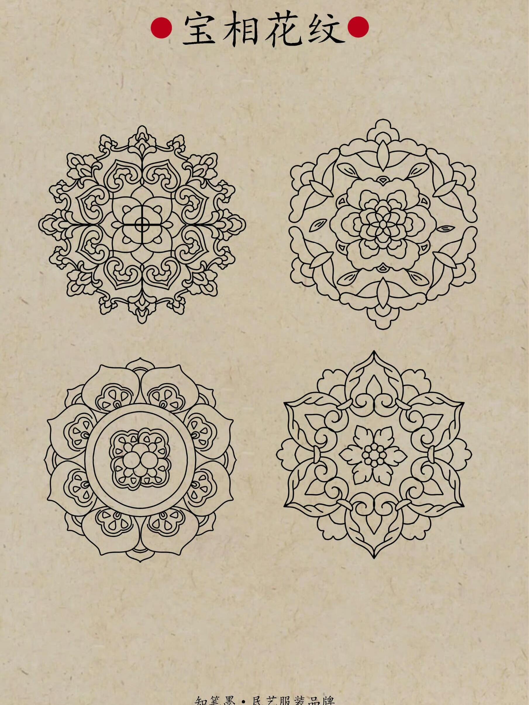 中国传统文化图案素材收集库|三百一十