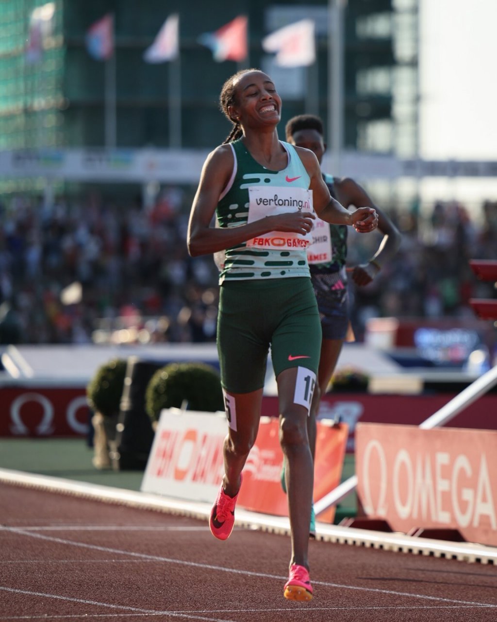 6月4日在荷兰举行的2023世界田联洲际巡回赛fbk站,哈桑以29:37.