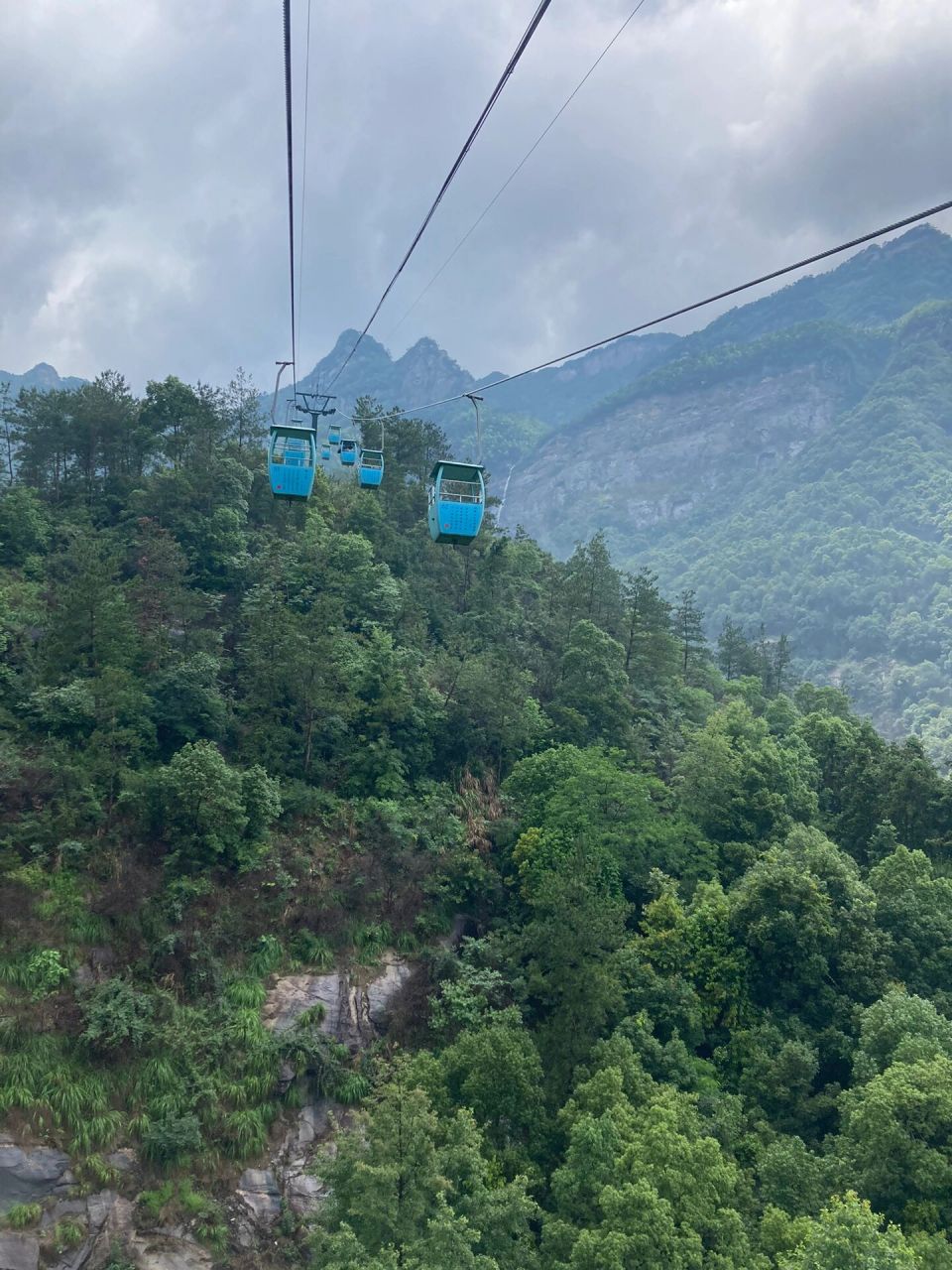 庐山秀峰风景区索道图片