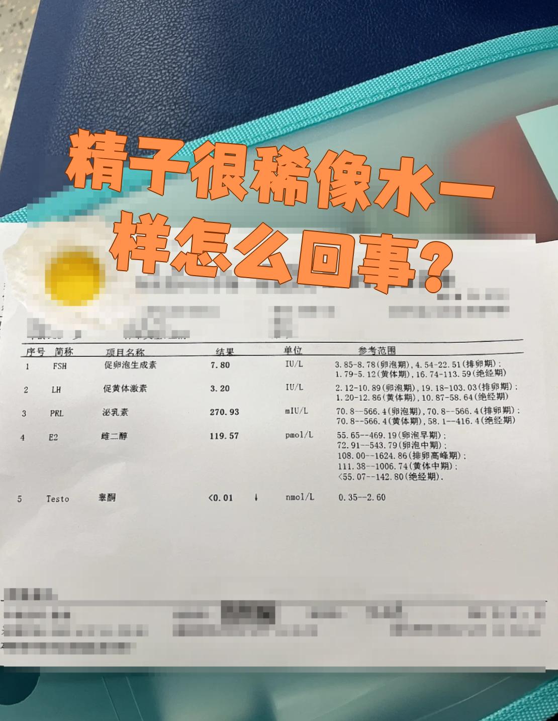 精为什么很稀像水一样能治好吗