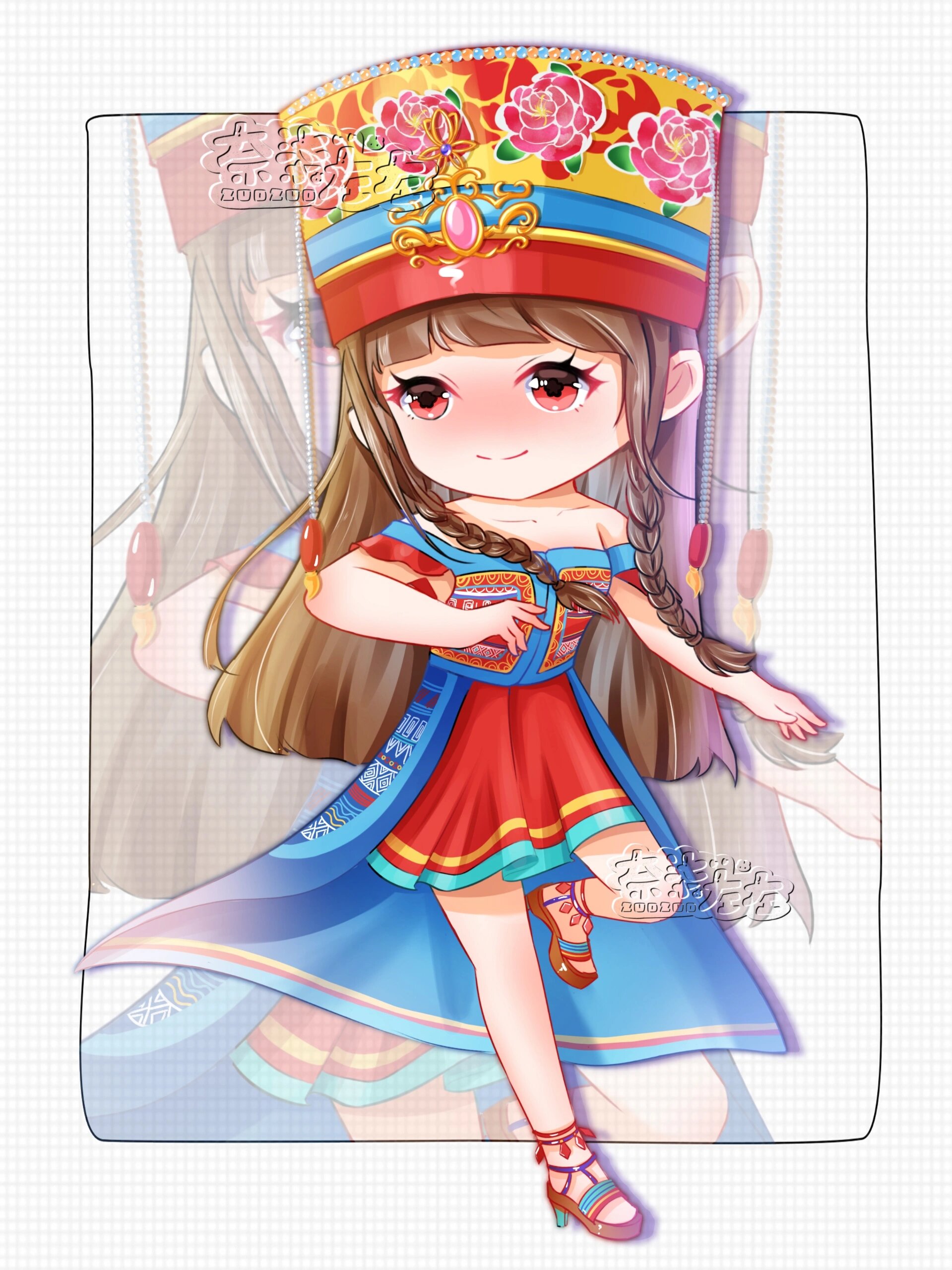 叶罗丽精灵梦之q版黑香菱