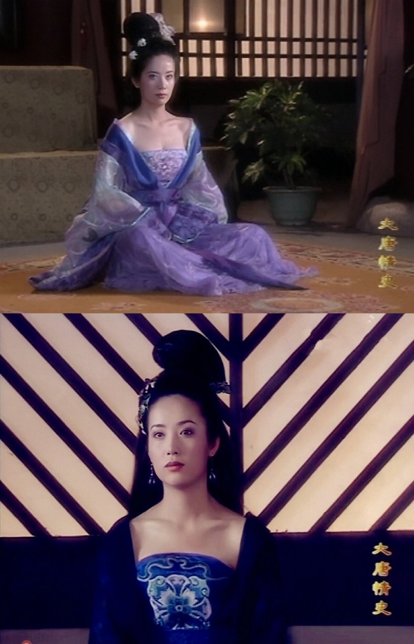 张彤-古装美图 图1-图5:《大唐情史》-玳姬 图6-图9:《至尊红颜》-王