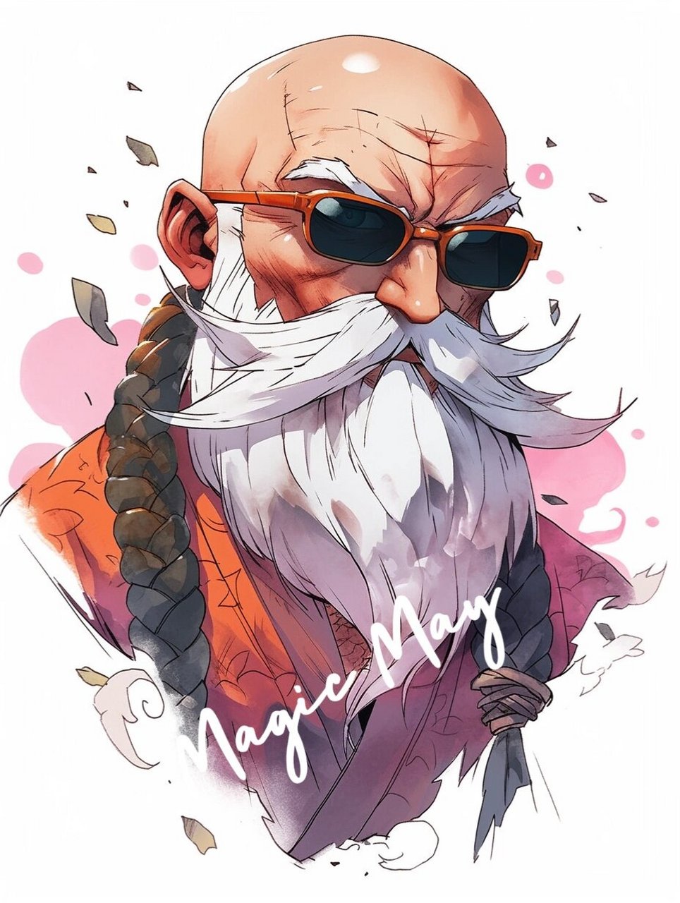 男生头像丨水墨风七龙珠——龟仙人 98 龟仙人,这位贤慧的老者不仅