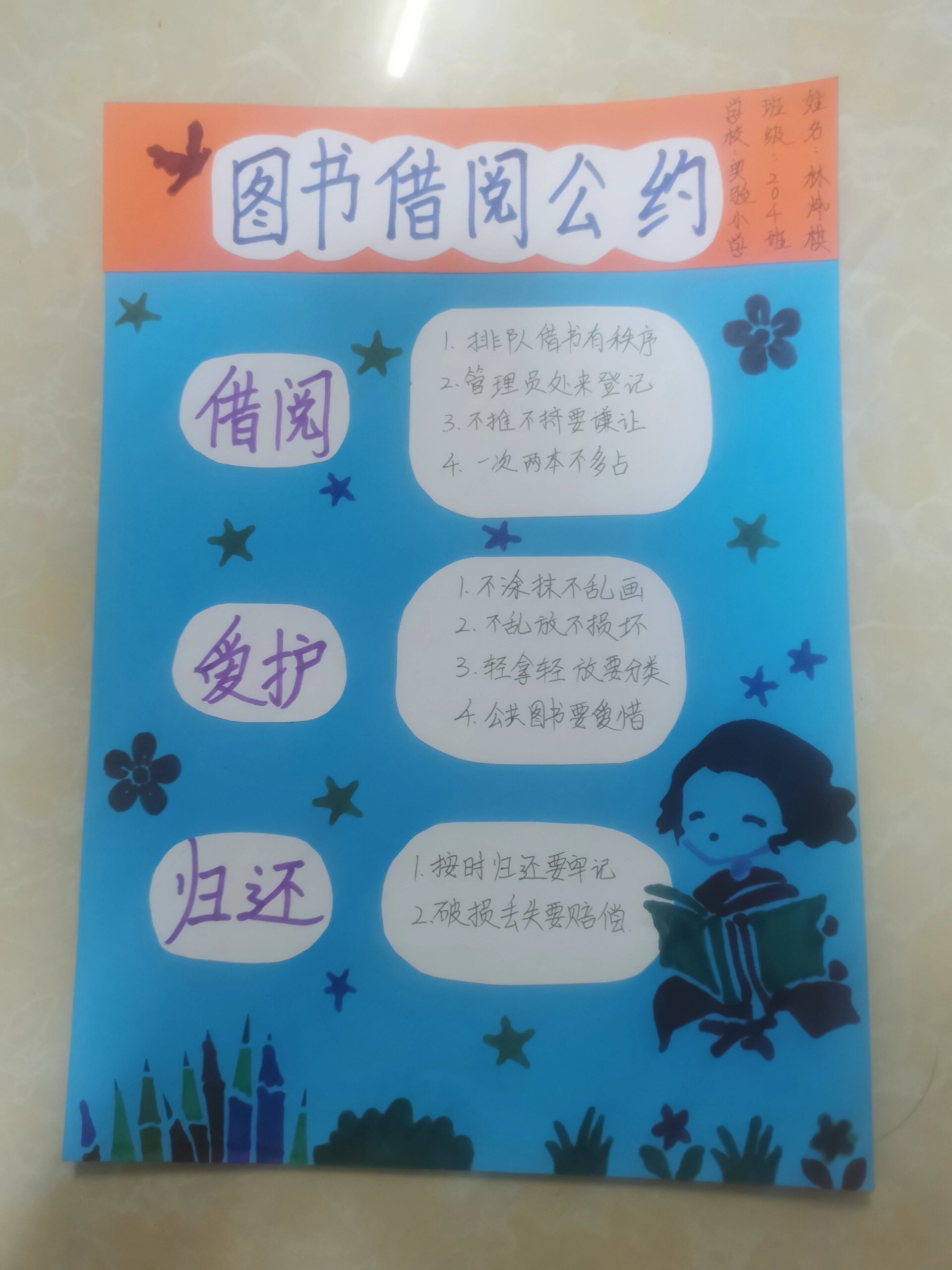 图书馆借阅公约 小学二年级图书馆借阅公约