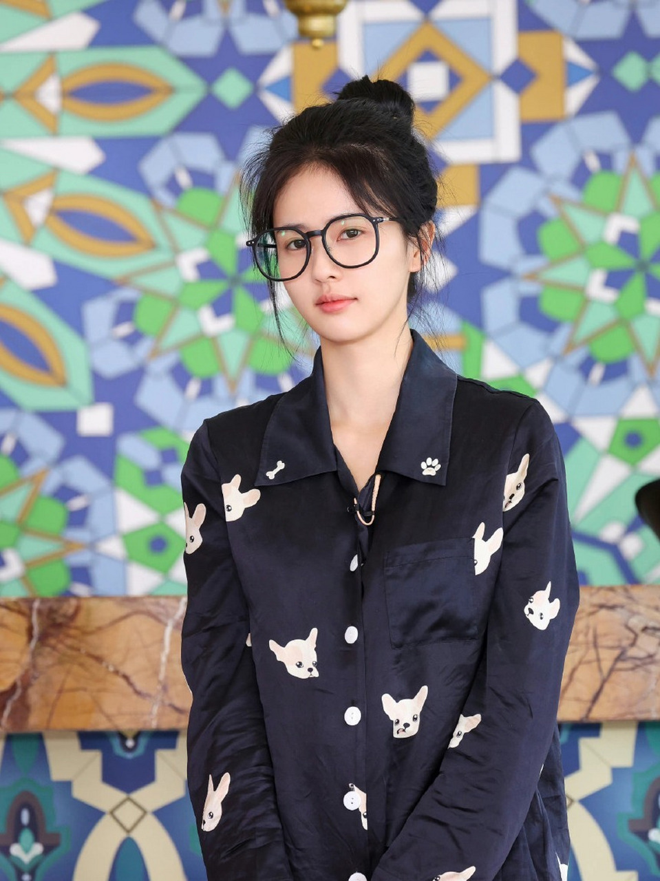 angelababy 白鹿 赵露思跑男素颜怼脸近照 最新一期跑男要求大家素颜