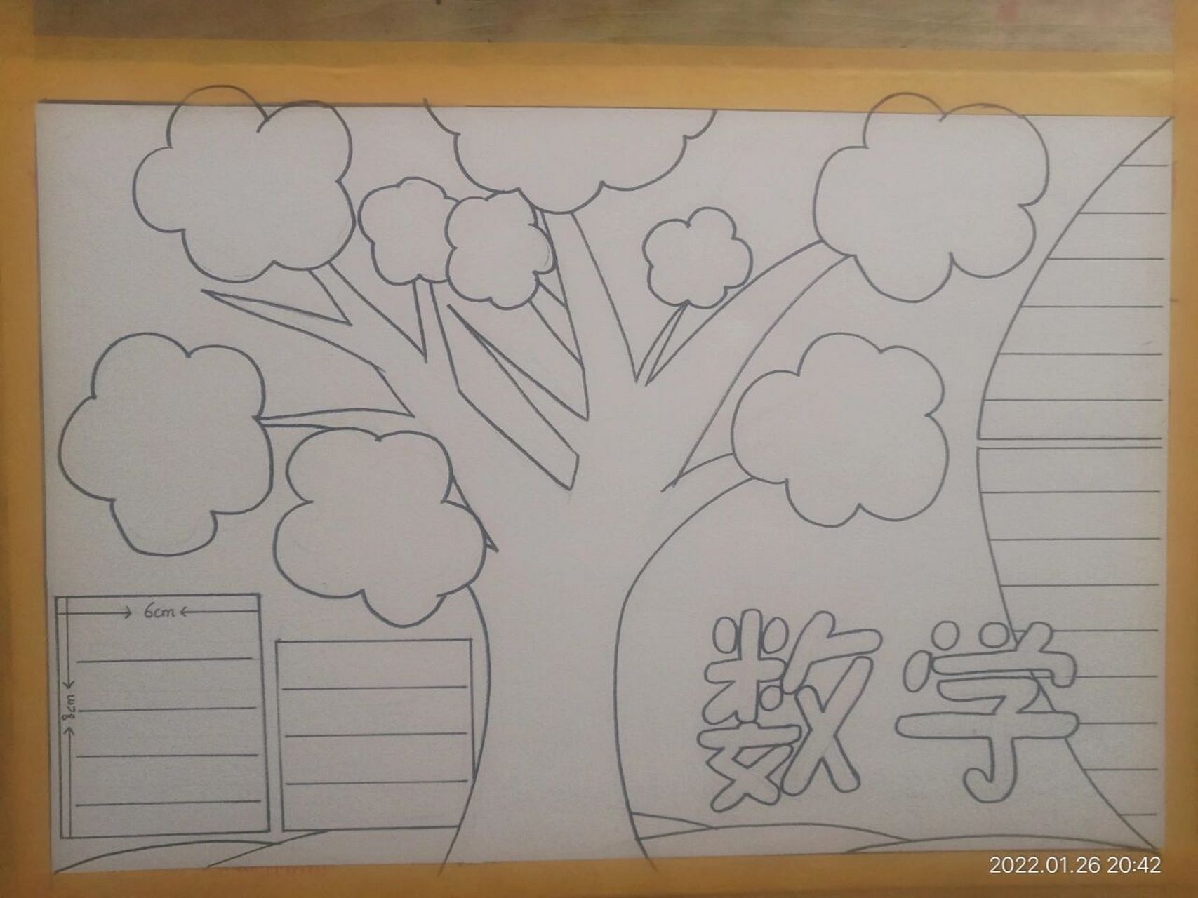 三年级数学上册知识树手抄报