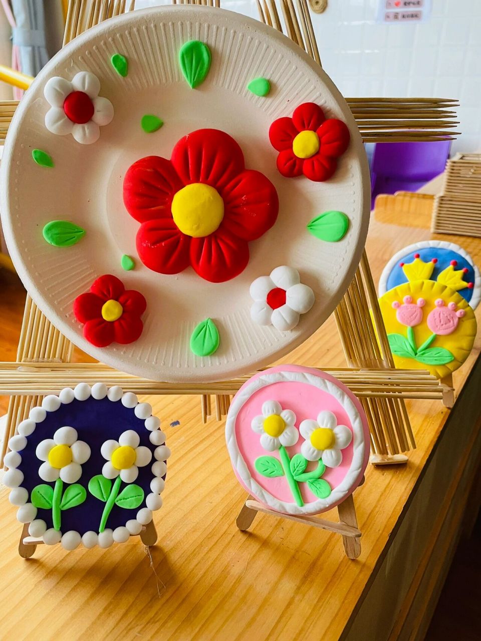 幼儿园美工区作品展示