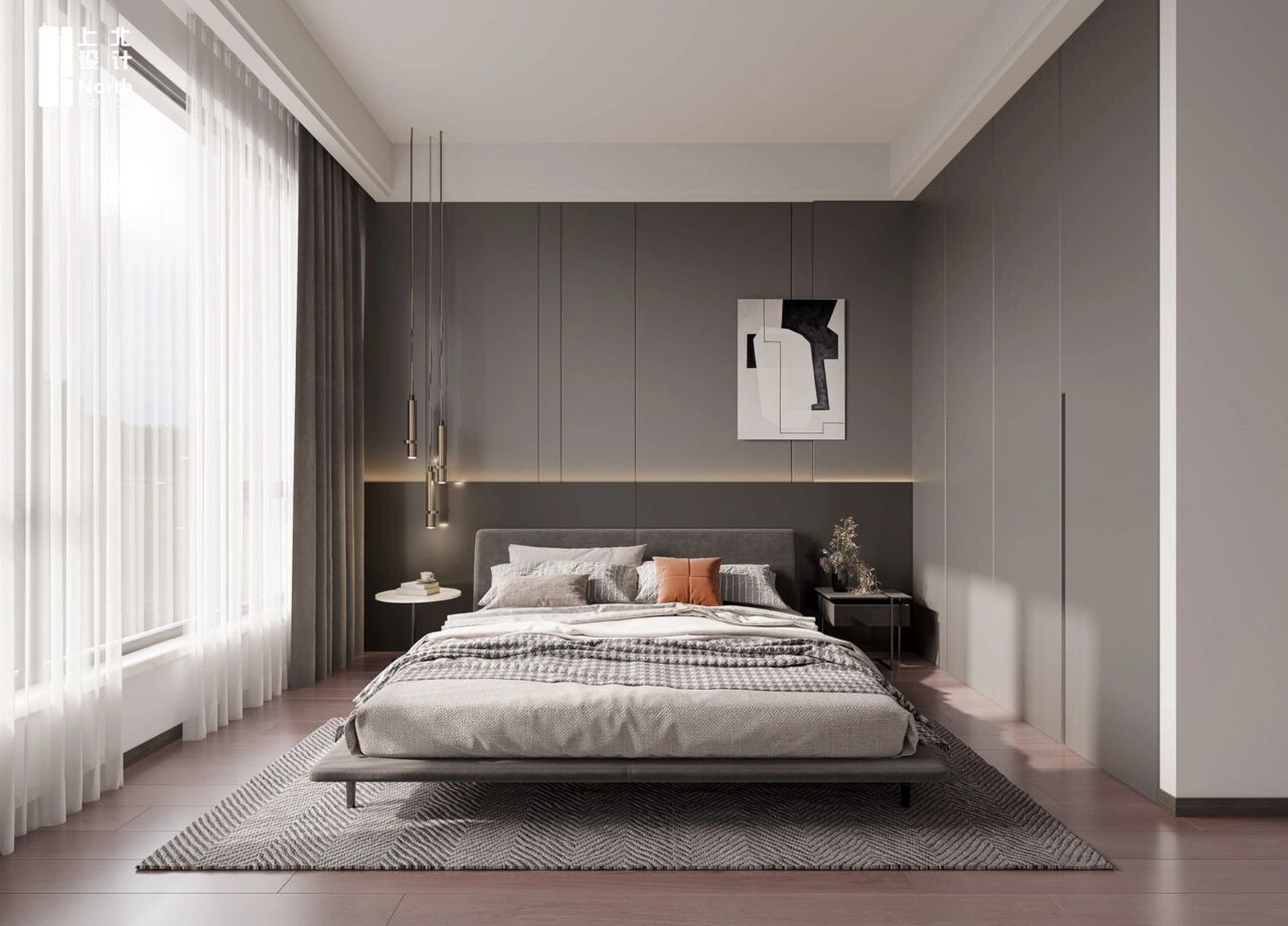 78 轻奢床头背景墙,床头就是用来好看的!