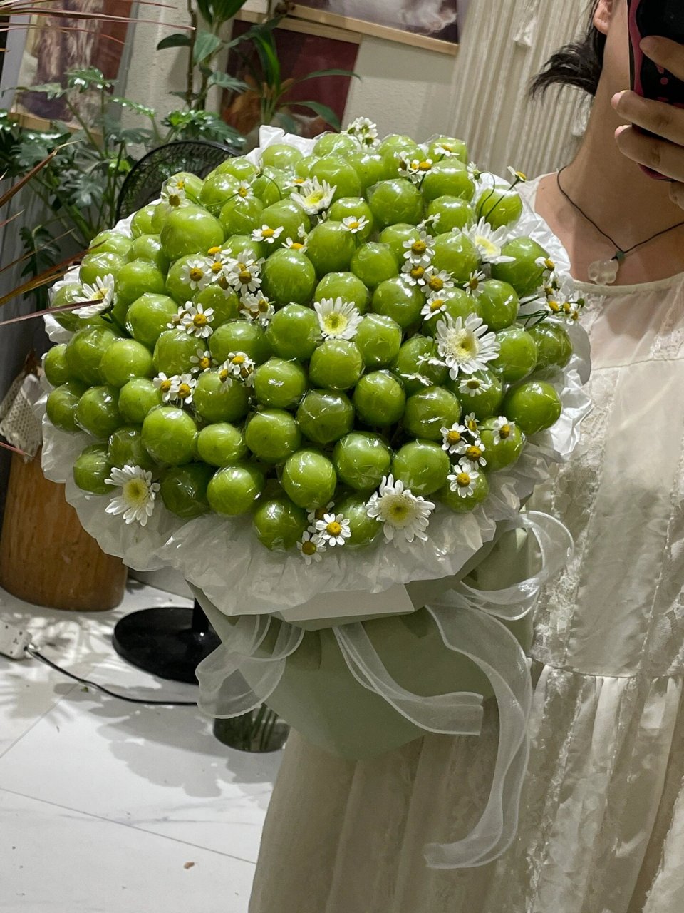 阳光玫瑰葡萄花束 #宣汉花店# #阳光玫瑰葡萄