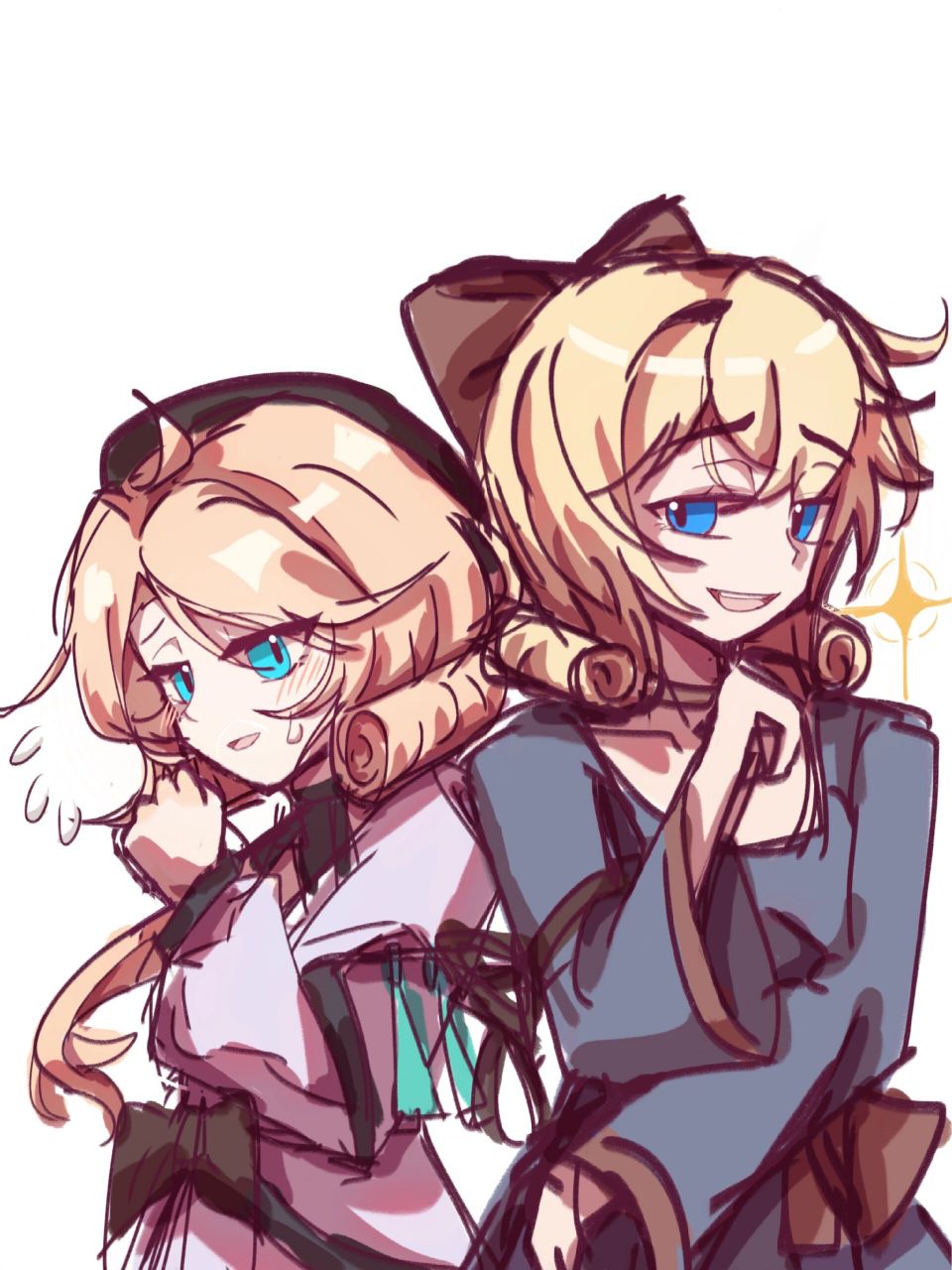 喜闻乐见的女装梗 画了永生组,是点梗,点图地在主页置顶,不想细化了就