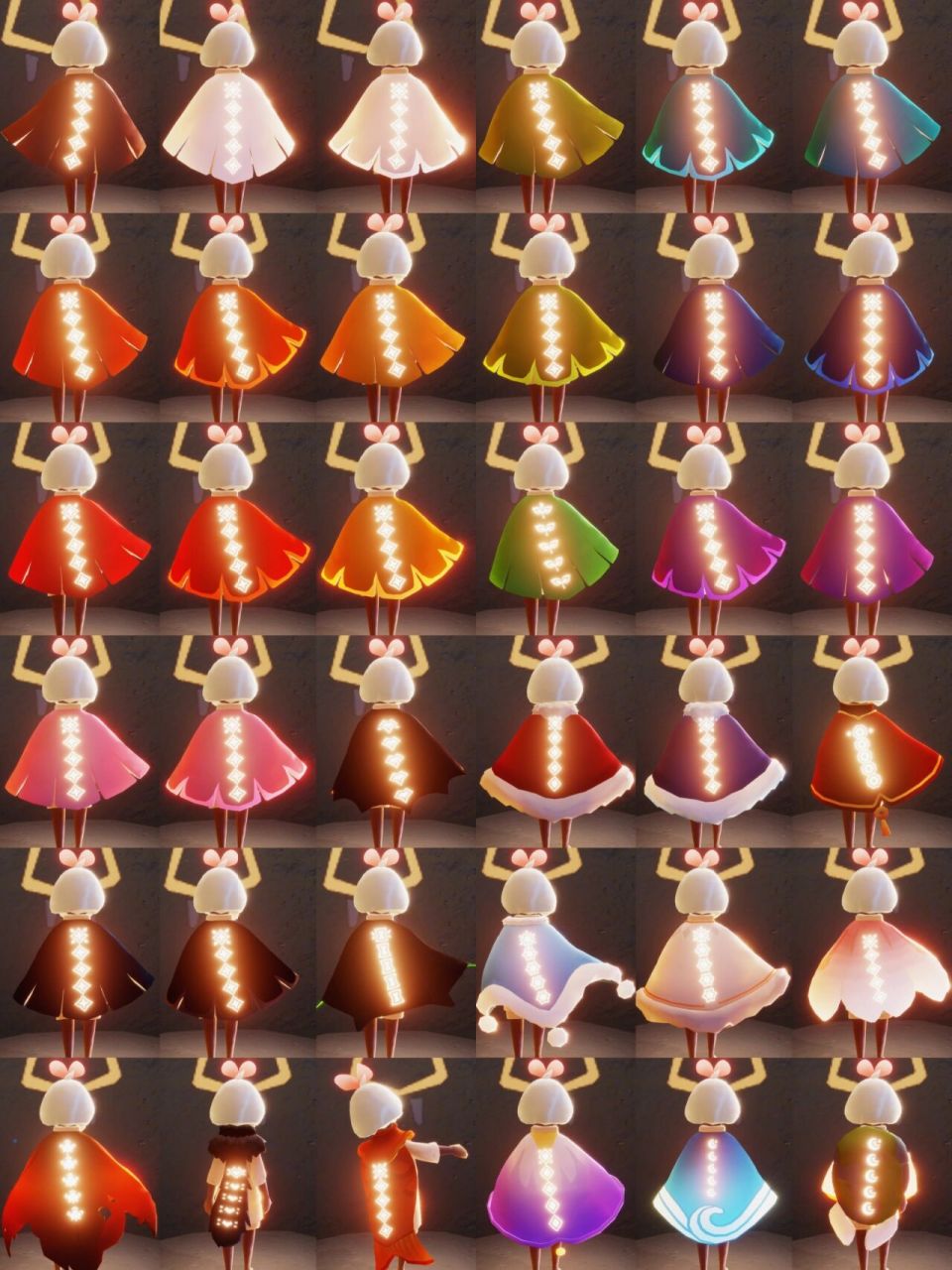 光遇全斗篷合集 | 持续更新中 现在出的斗篷越来越多啦 最喜欢的是