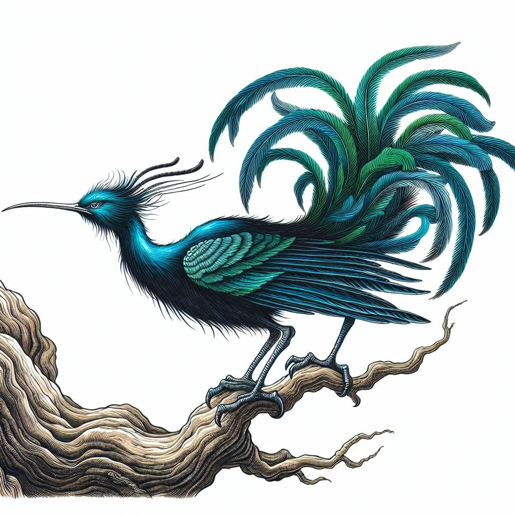 山海经-青鸟:神话传说中为西王母取食传信的神鸟.