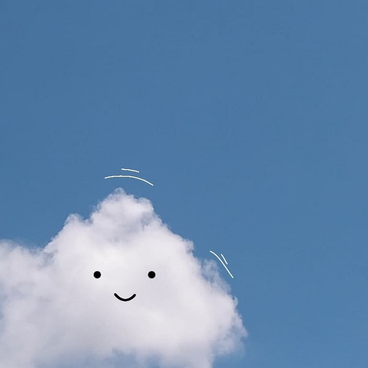 白云也可以很可爱.