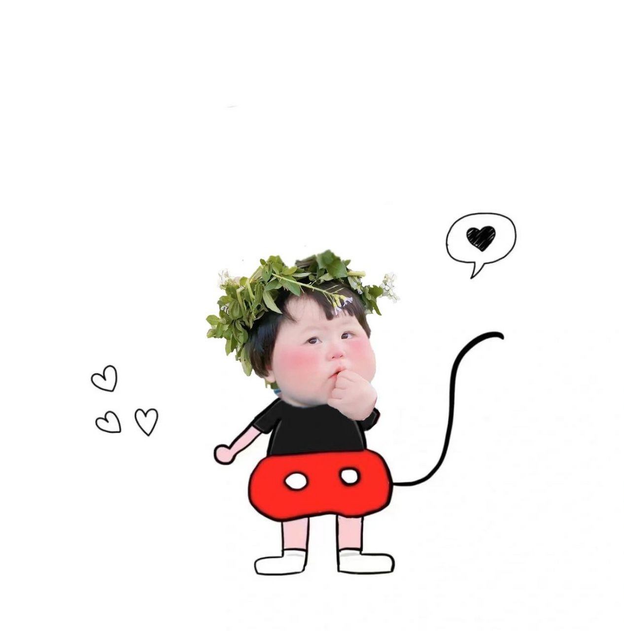 分享一下刚做的摇一摇可爱图片吧