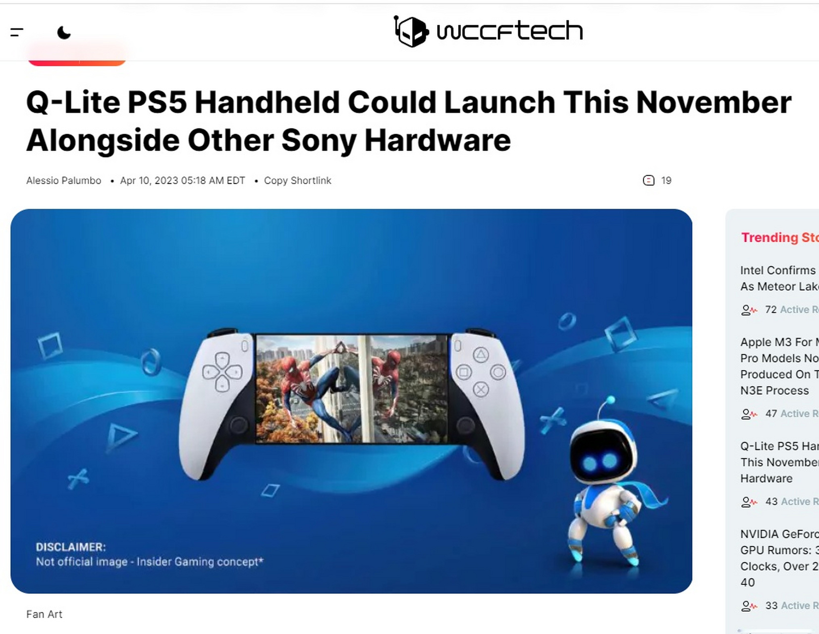 henderson爆料了索尼的新掌机,代号为q-lite,不过这是一个专注于ps5