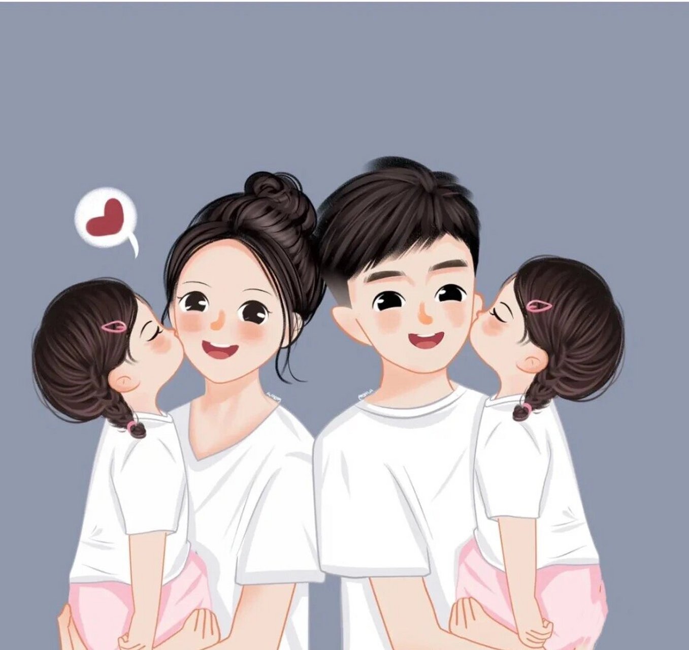 可爱双胞胎的背景图,喜欢的姐妹免费拿去玩 家有双胞胎,做头像和背景