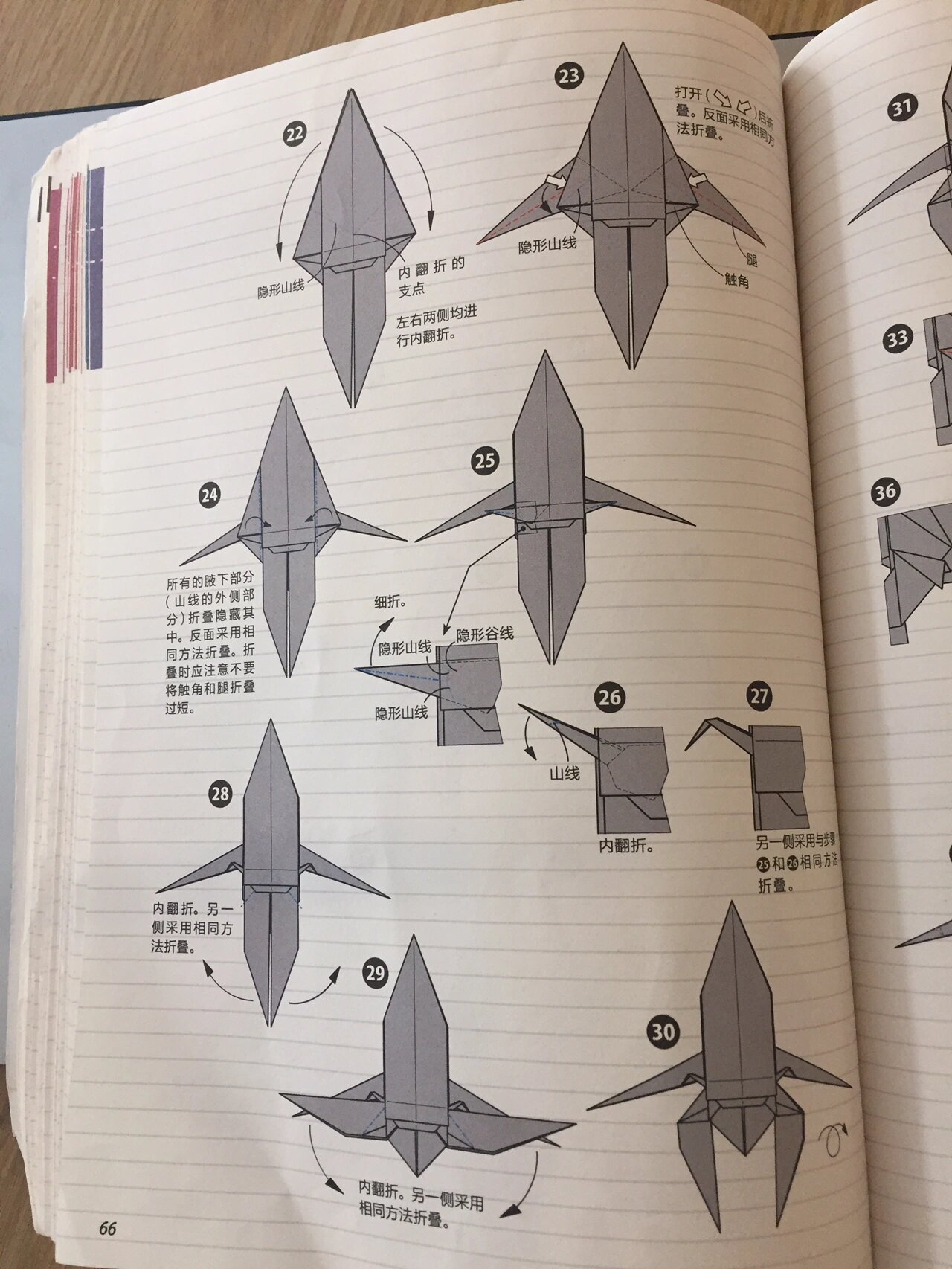 揪形甲虫折纸教程