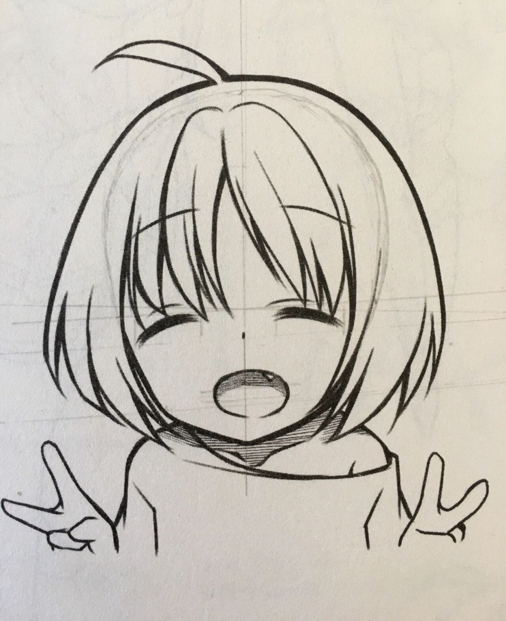 零基础纯小白自学漫画人物第二十天 日常手绘临摹