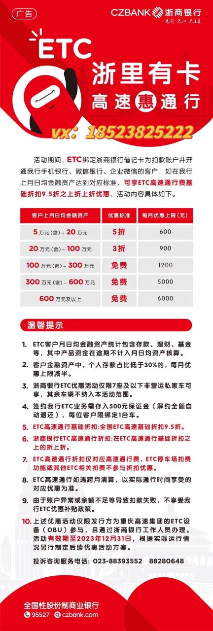 etc哪家银行最优惠?