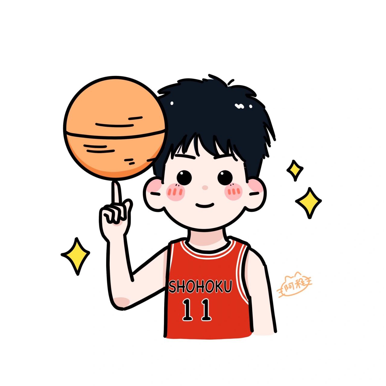 灌篮高手头像7815 喜欢的可以自用当头像 长按自行保存 9215