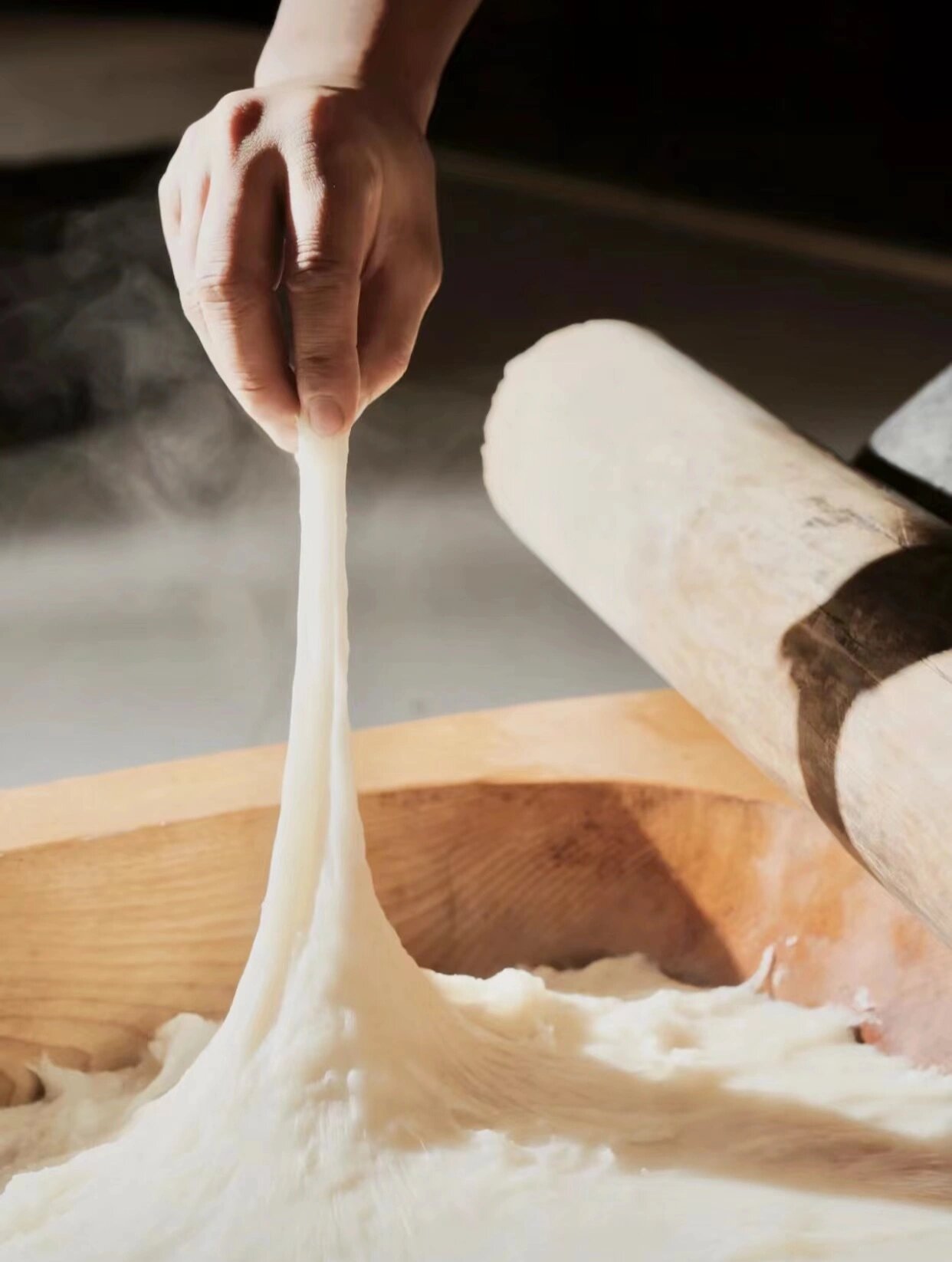 05传统古法手工麻糍|现打糯叽叽拉丝91