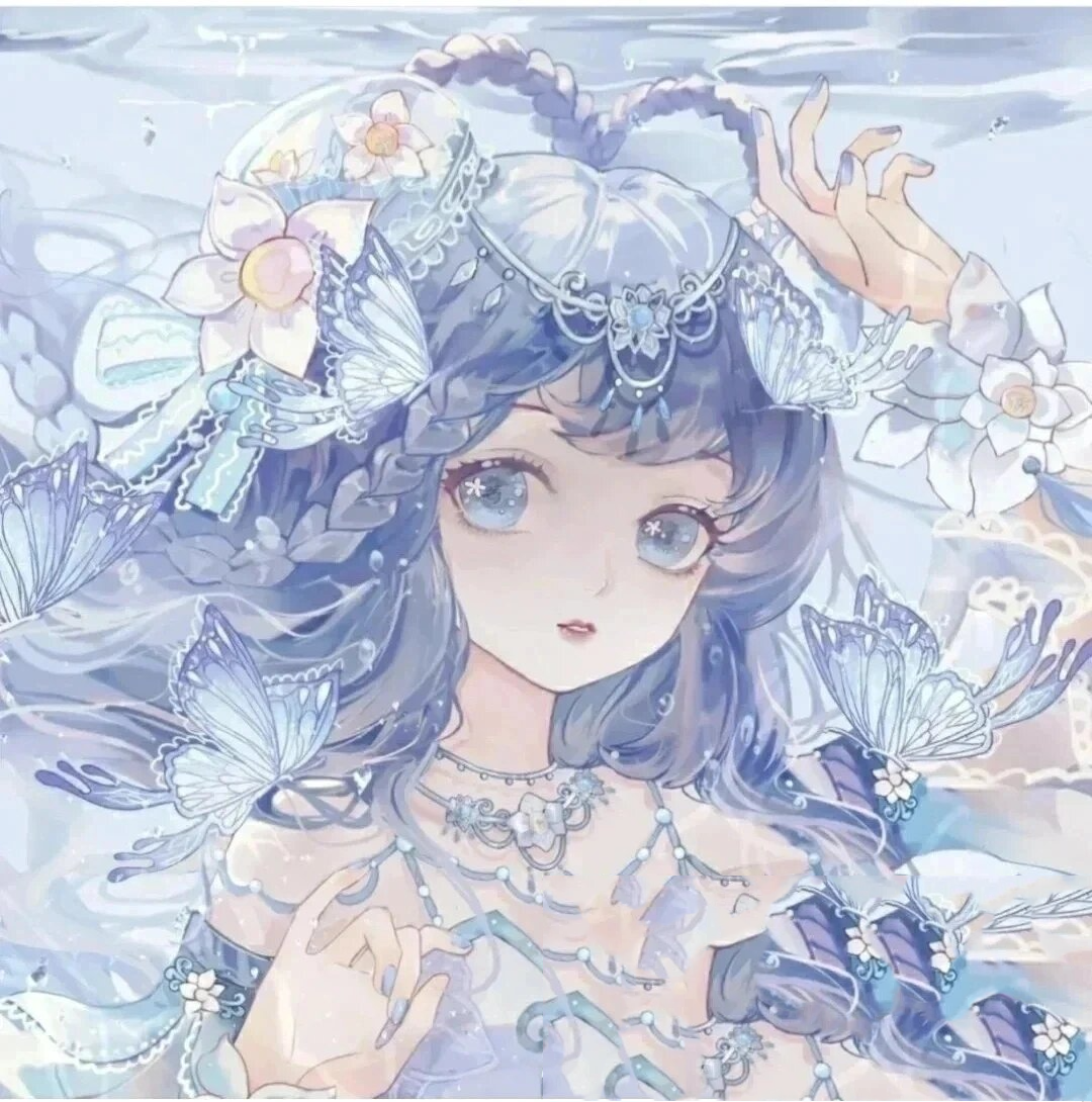 水瓶座可爱头像