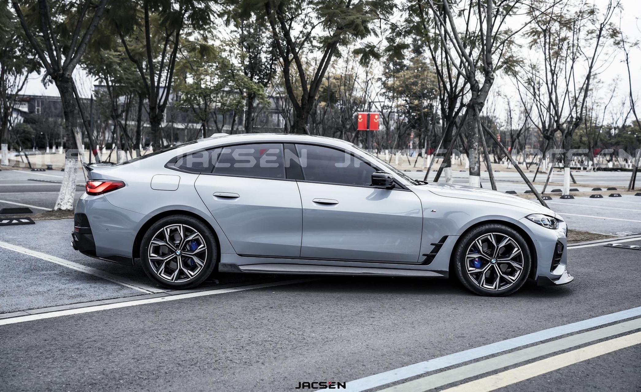 宝马4系四门布鲁克林gc,升级碳纤维前铲 碳纤维侧裙,碳纤维后唇,碳