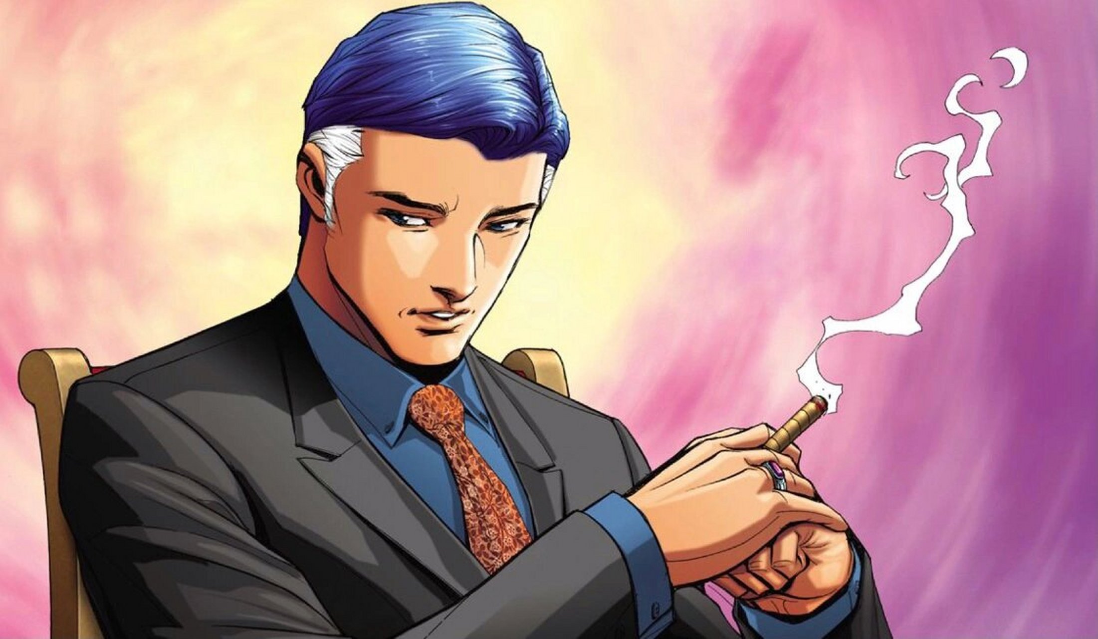 古惑仔漫画—江湖完人—蒋天生 古惑仔漫画里洪兴龙头蒋天生,十分有