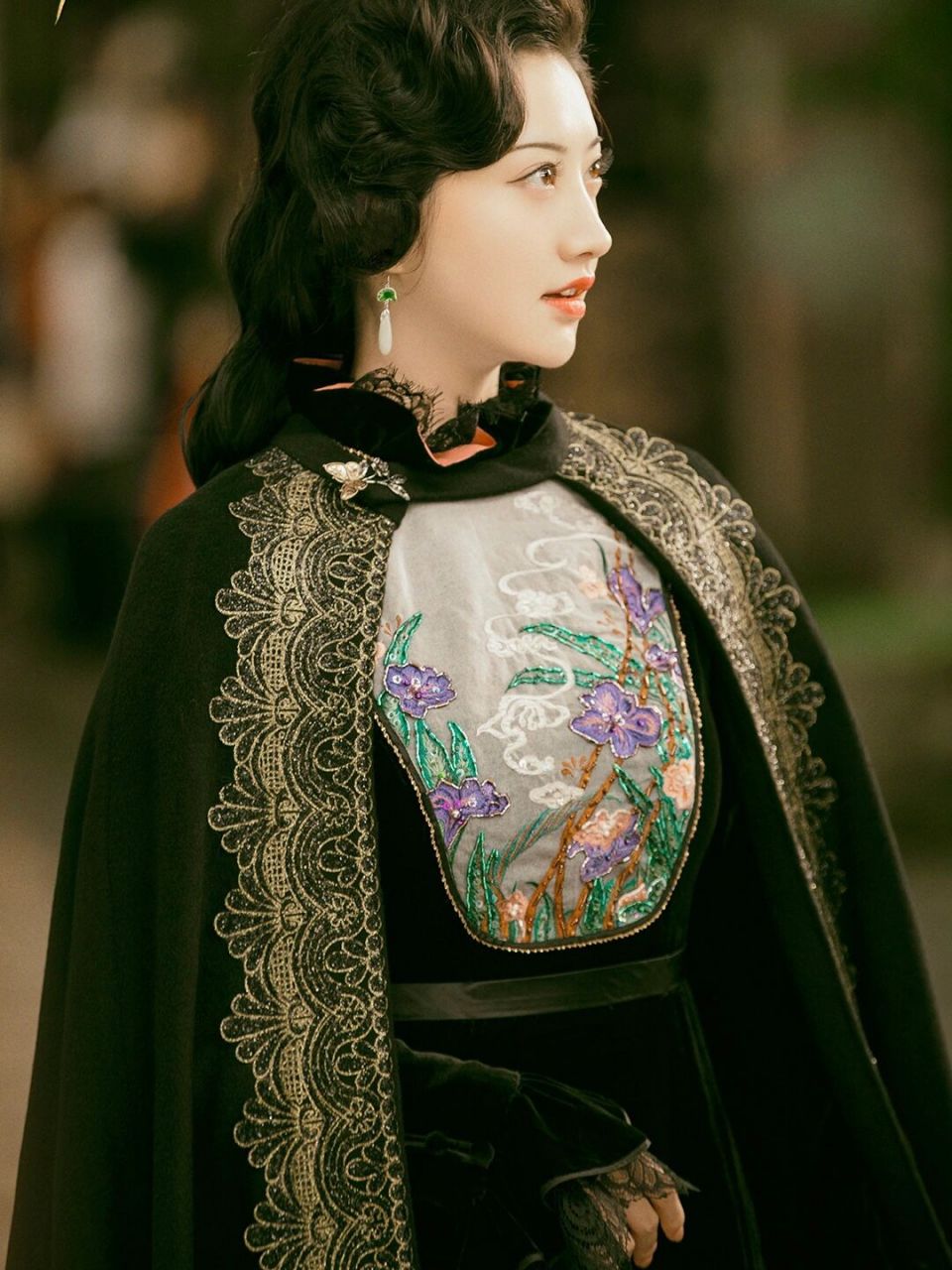 司藤景甜旗袍造型图片