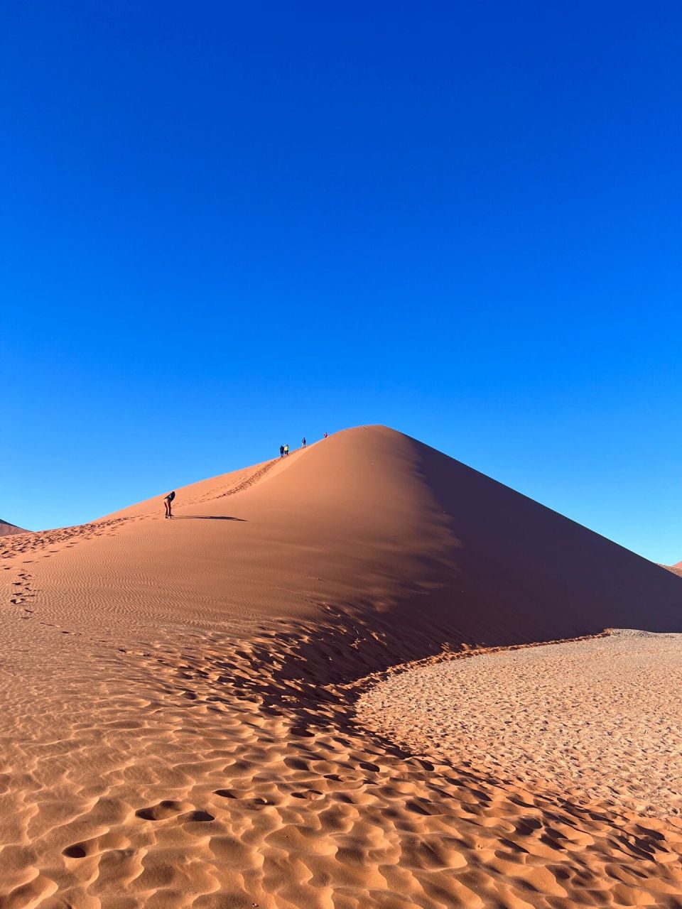 纳米比亚-红沙漠 纳米比亚红沙漠- 红沙漠以45号沙丘(dune 45)最有名.