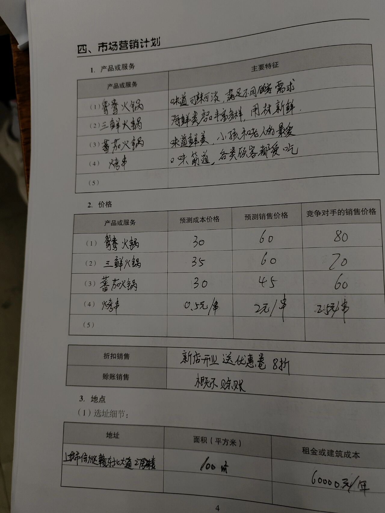 一份完整的火锅店创业计划书syb(一份完整的火锅店创业计划书word)