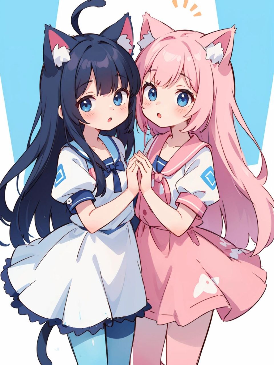 最爱二次元 | 双胞胎姐妹 不同风格类型的双胞胎,你会喜欢哪种风格[爱