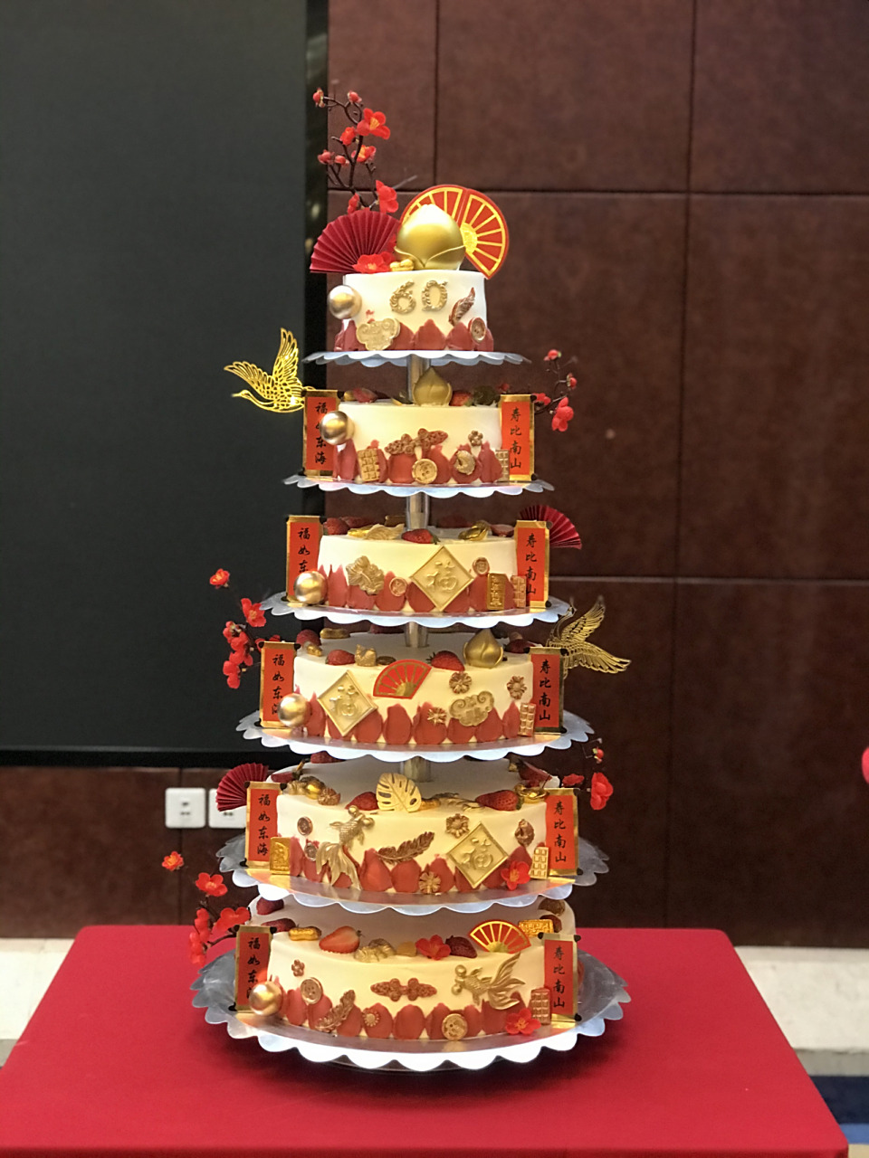 6层过寿蛋糕 无水印 供参考